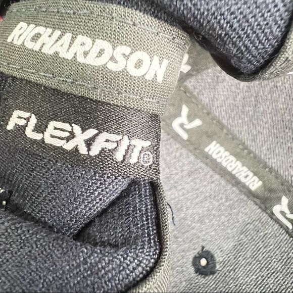 Richardson Dark Navy Blue Flexfit Stampone Umpires ball cap - Picture 8 of 8